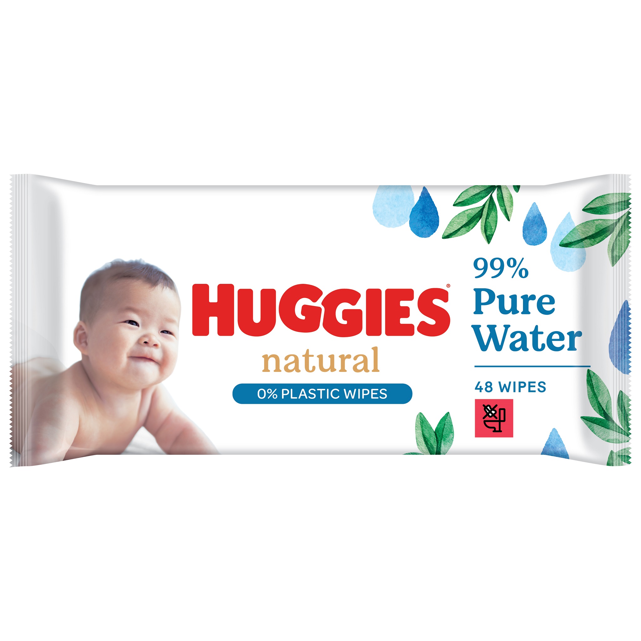 

Chusteczki nawilżane Huggies dla dzieci Baby Wipes