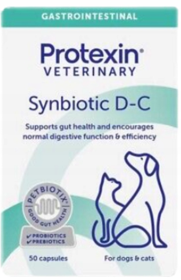 Levně Protexin Synbiotic S-c probiotikum pro psa kočku 50 kapslí