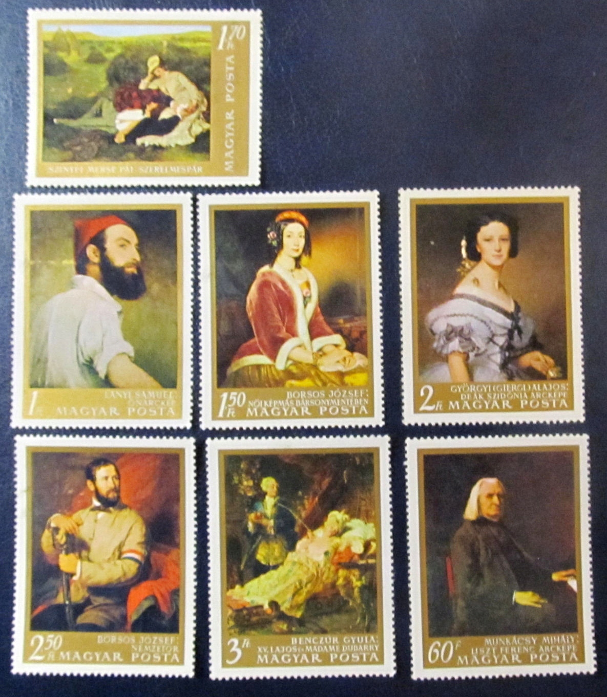 FL2315 WĘGRY malarstwo Mi 2330-2336 czyste