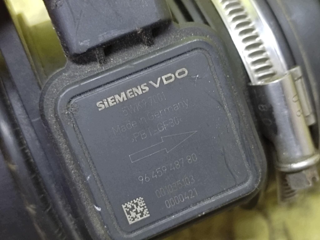 PEUGEOT 307 flow meter 9645948780