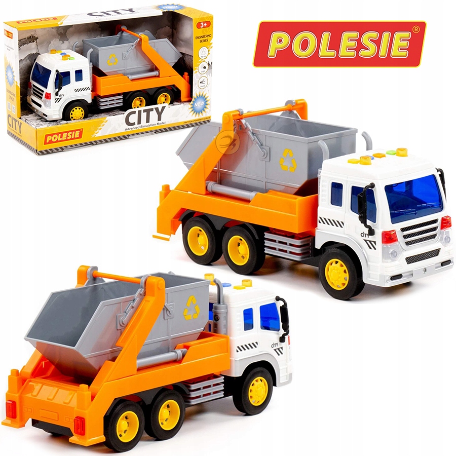 SAMOCHÓD AUTO ŚMIECIARKA KONTENER Z NAPĘDEM BATERI Rodzaj pojazdu Śmieciarki