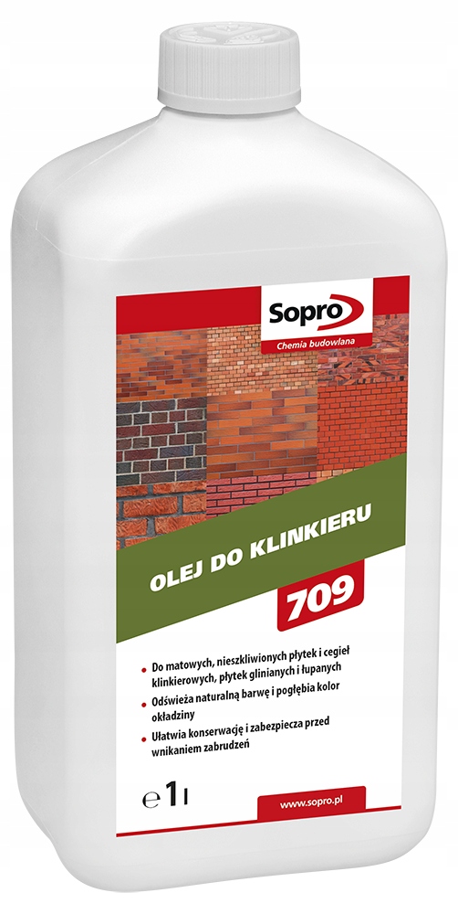 

Sopro Kl 709 Olej do konserwacji klinkieru 1L