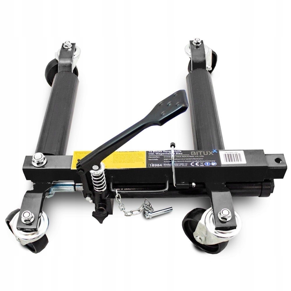 Manipulační vozík na kolečkách, 4 kolečka do 680 kg, silný dílenský vozík