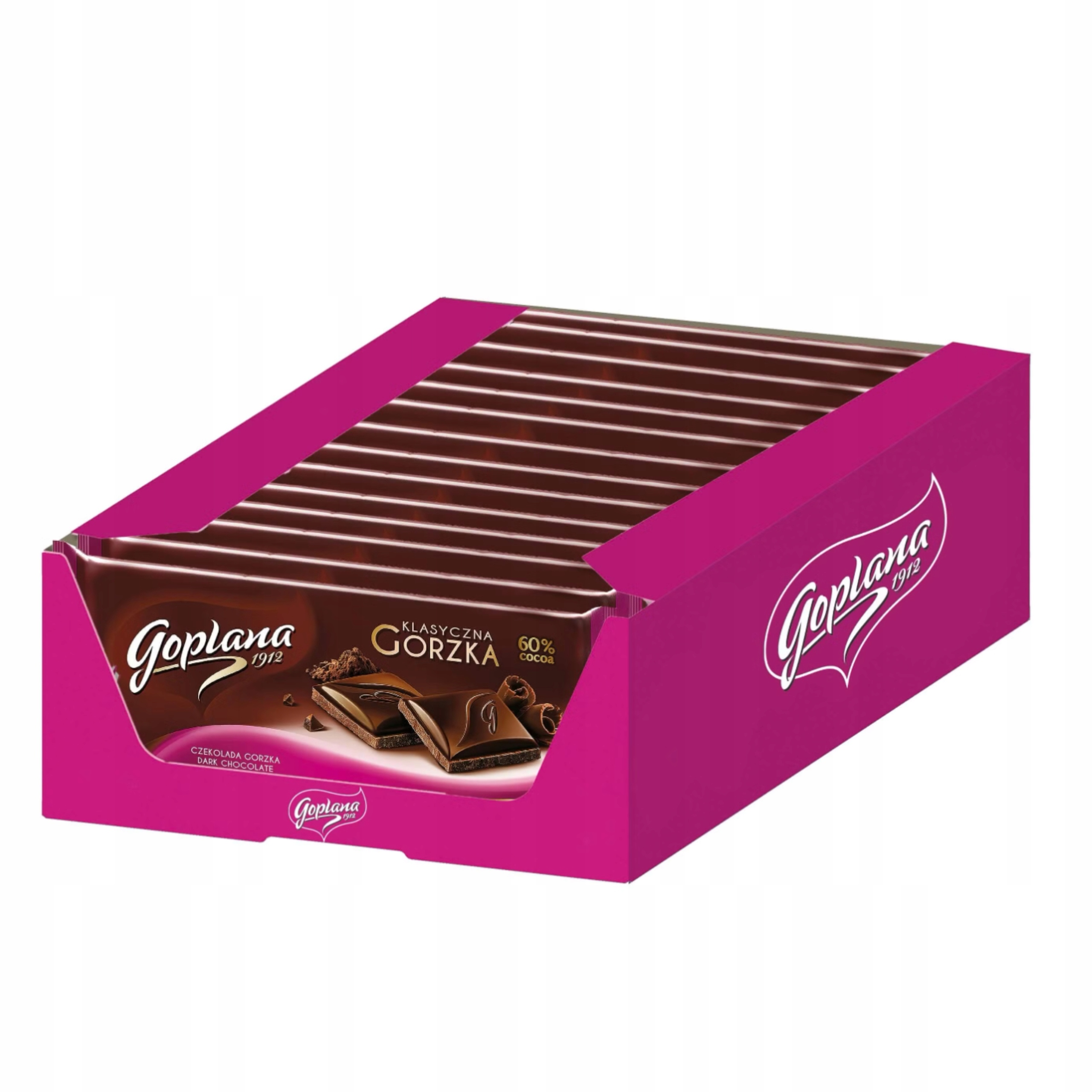 Zestaw Czekolada Goplana Oryginalna Gorzka 90 g 20 sztuk