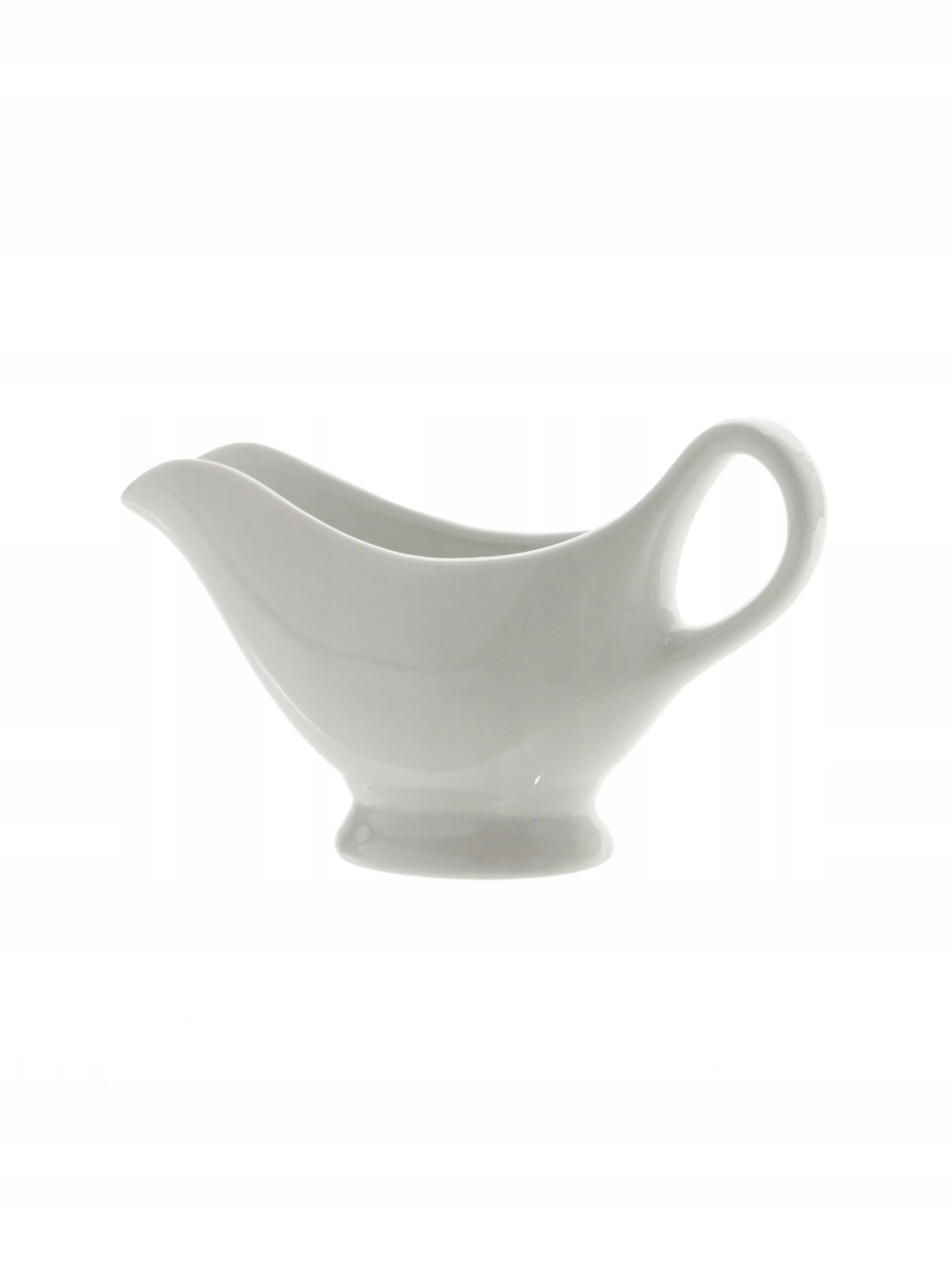 

Sosjerka porcelanowa biała mała klasyczna