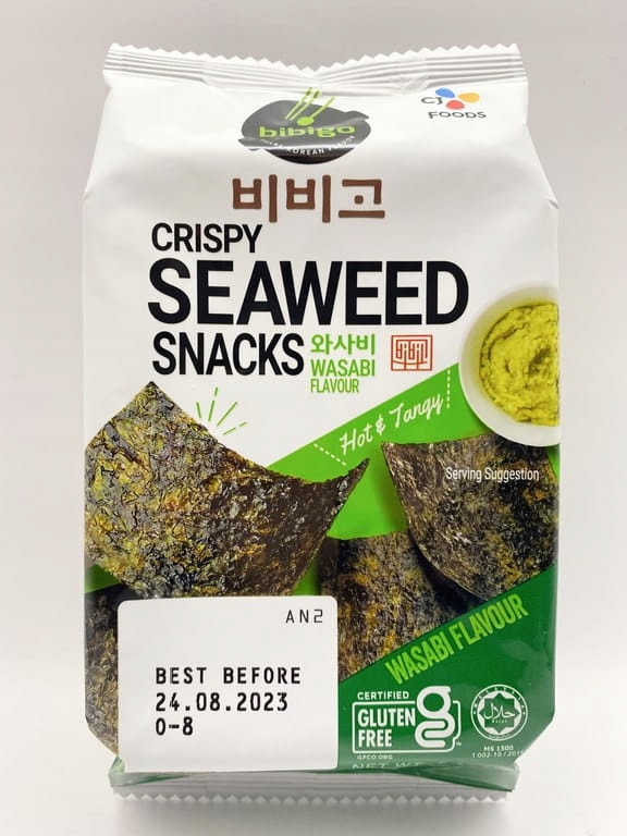

Snacki o smaku wasabi Bibigo 5g