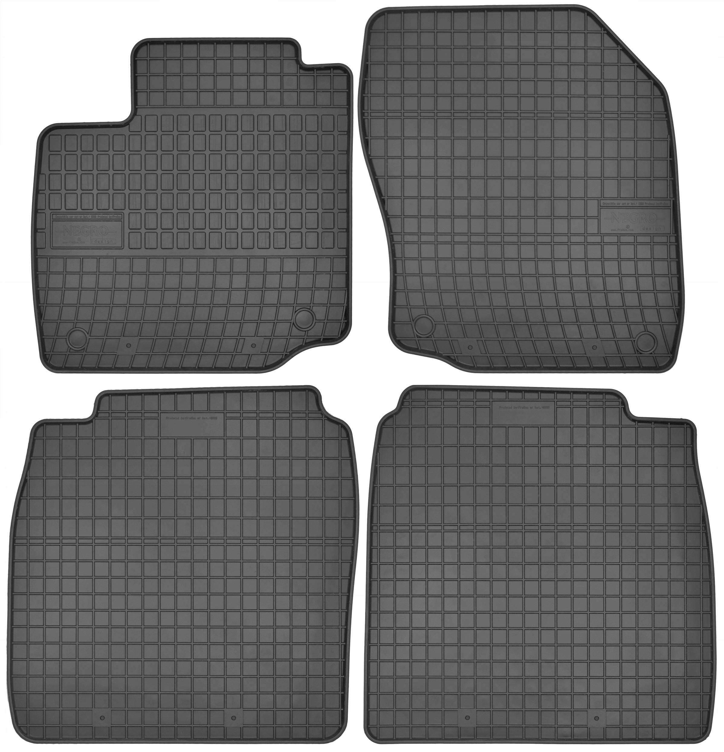 Коврики Фрогум резиновые 833 4 el.