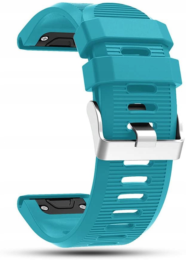 BŁĘKITNY Silikonowy Pasek Garmin FENIX 6X Sapphire