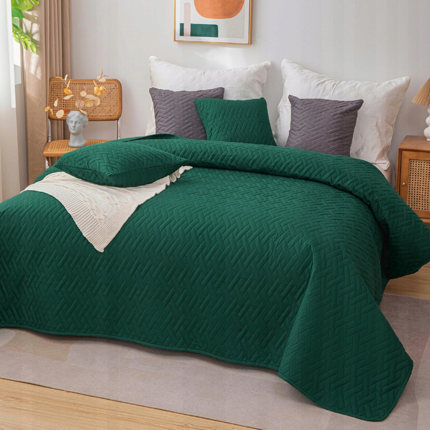 NARZUTA NA ŁÓŻKO PIKOWANA DWUSTRONNA KAPA KOC PLED DASH 160*220 Certyfikat certyfikat bezpieczeństwa Oekotex