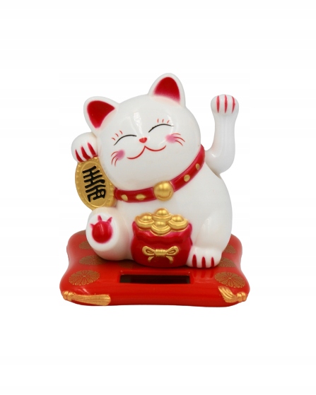 

Kotek szczęścia, maneki neko, bateria na słońce