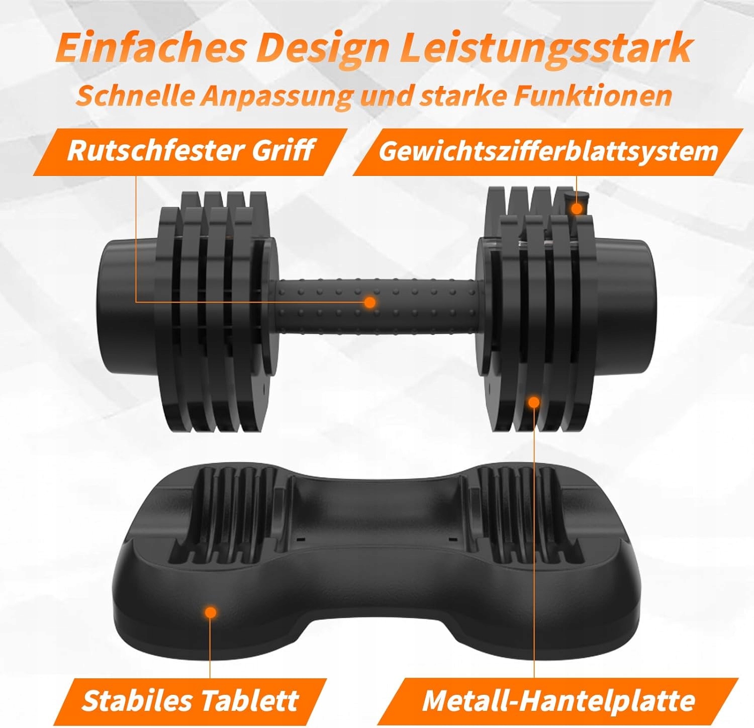 ATIVAFIT Regulowane hantle do siłowni lub domu 2.5-12.5 kg Marka Ativafit