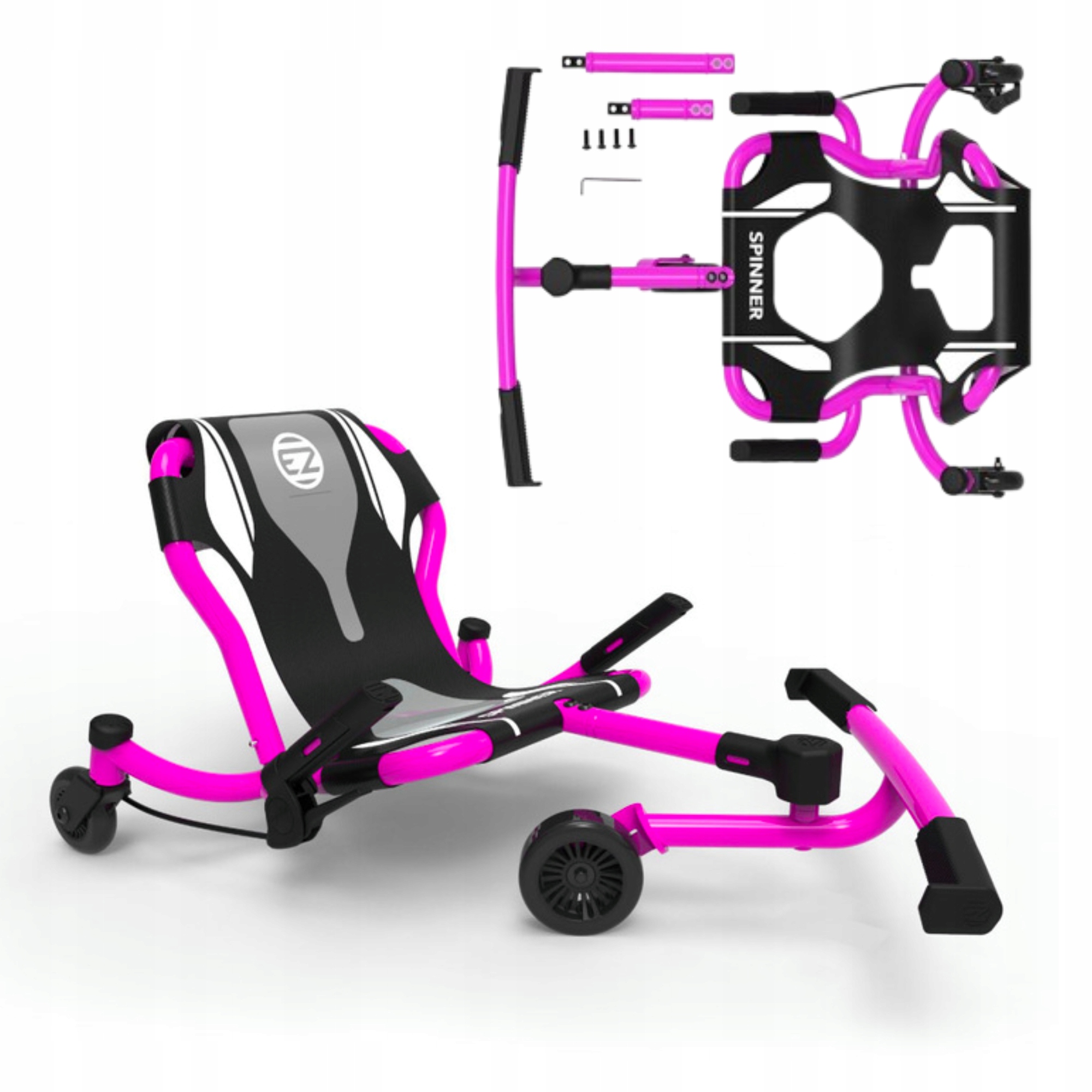 EzyRoller Spinner X Pojazd gokart napędzany nogami z funkcją 360° 4- 12