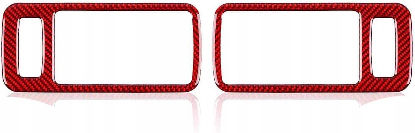 Декоративная наклейка для салона автомобиля с красным