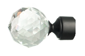 KARNISZ CRYSTAL CZARNY POJEDYNCZY 19mm 220 cm Kod producenta Karnisz pojedynczy crystal 220 cm