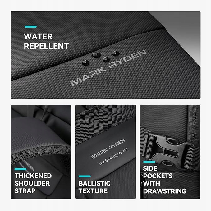 PLECAK NA LAPTOPA MARK RYDEN Materiał dominujący poliester