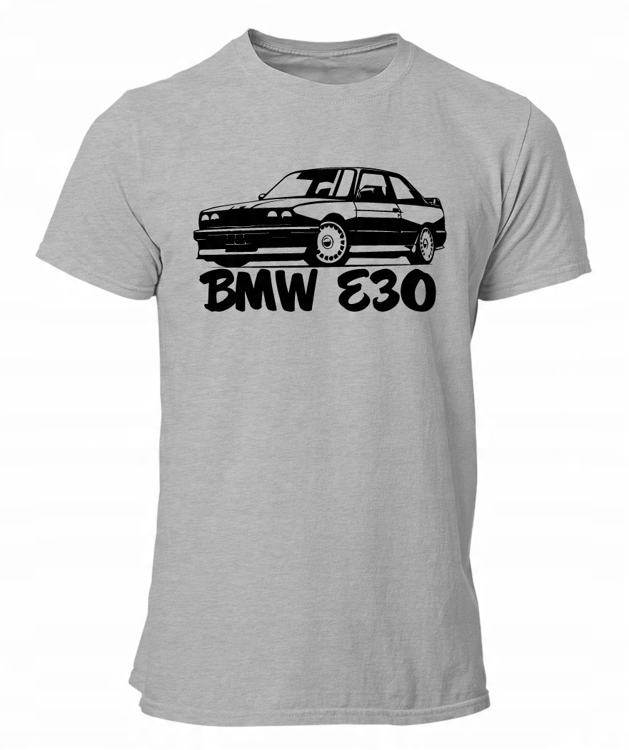 

Koszulka Motoryzacyjna T-shirt Męski Bmw E30 S