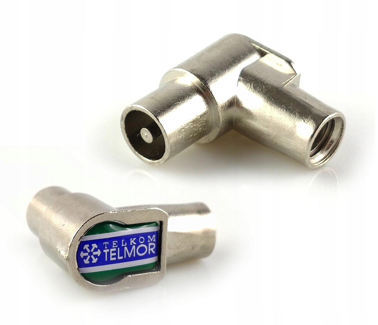 

Wtyk antenowy męski nakręcany kątowy Telmor