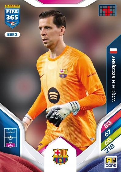 Panini Fifa 365 2026 Team Mate BAR2 Wojciech Szczęsny Fc Barcelona