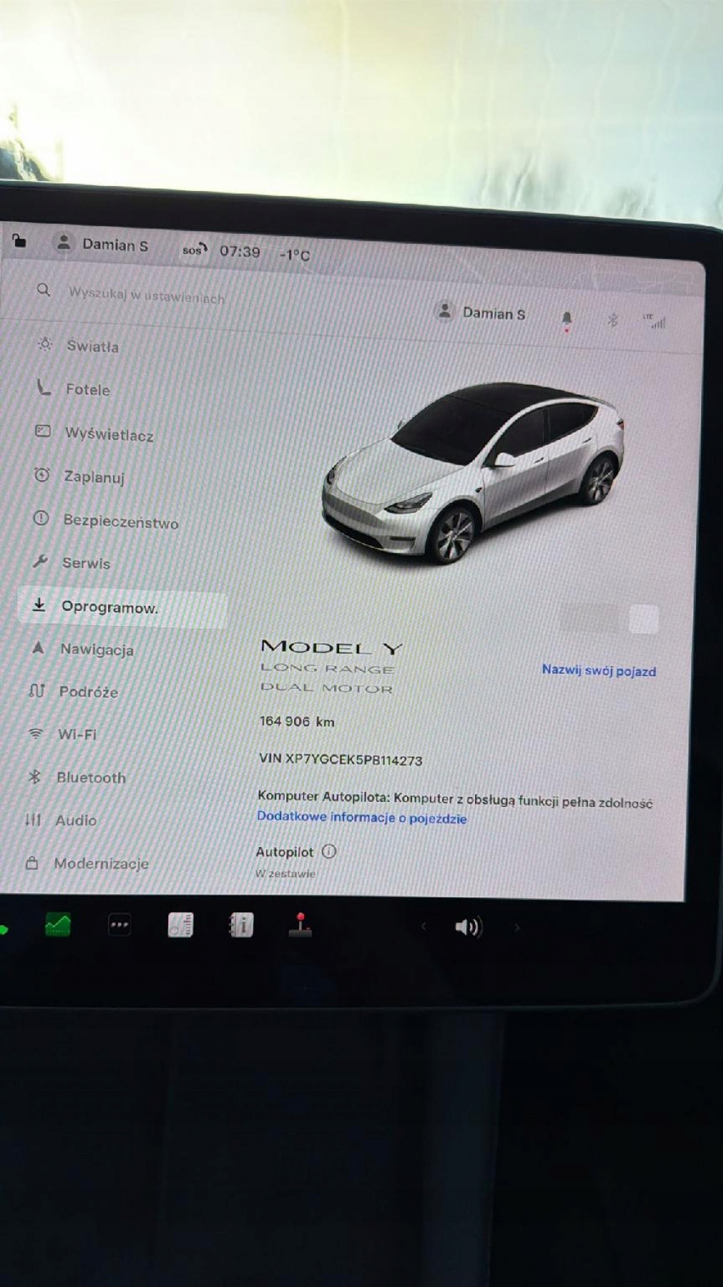 display 1659328-00-A TESLA MODEL Y 20