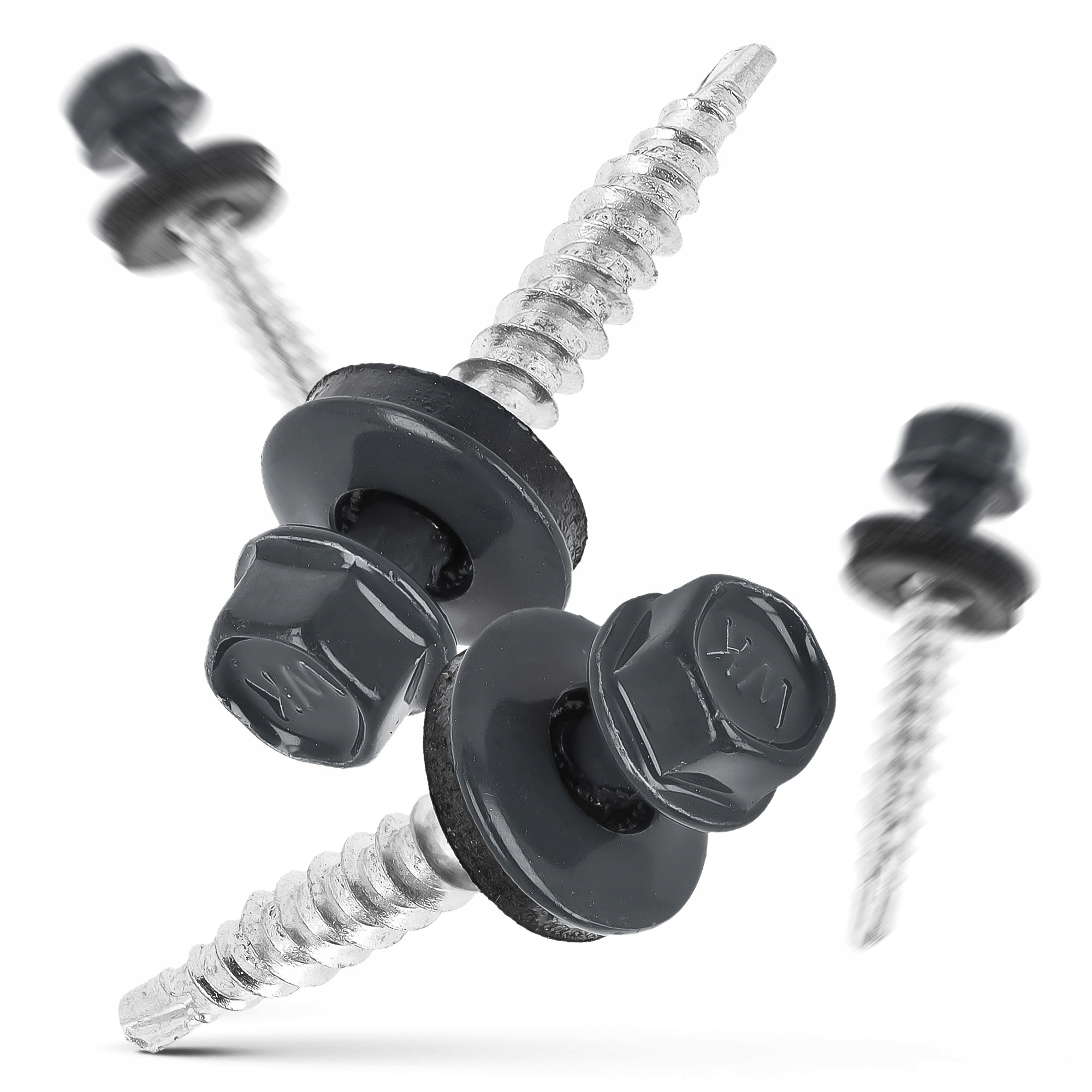 WKRĘTY FARMERY FARMERSKIE 4,8x35 Blacho Wkręty Samowiercące RAL7016 Grafit Liczba sztuk 250 szt.