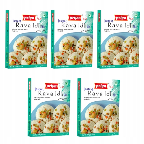 Levně Priya Instant Rava Idli Mix (balíček 5 x 500 g)