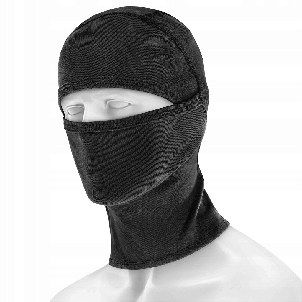 Kominiarka termoaktywna szybkoschnąca lekka Polandex Ninja Czarna