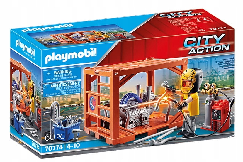 

Produkcja kontenerów 70774 4+ Playmobil