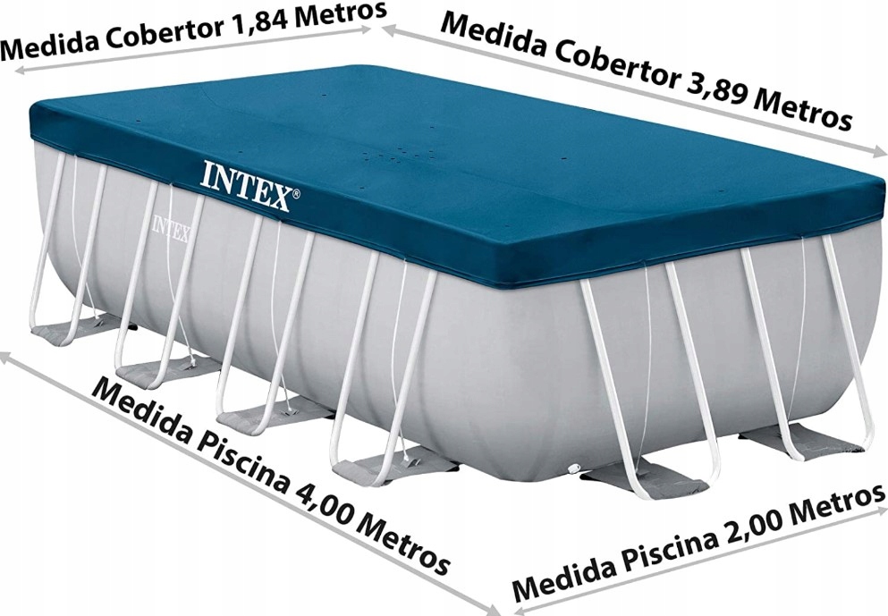 Pokrywa do basenu stelażowego na 4m x 2m INTEX Producent Intex