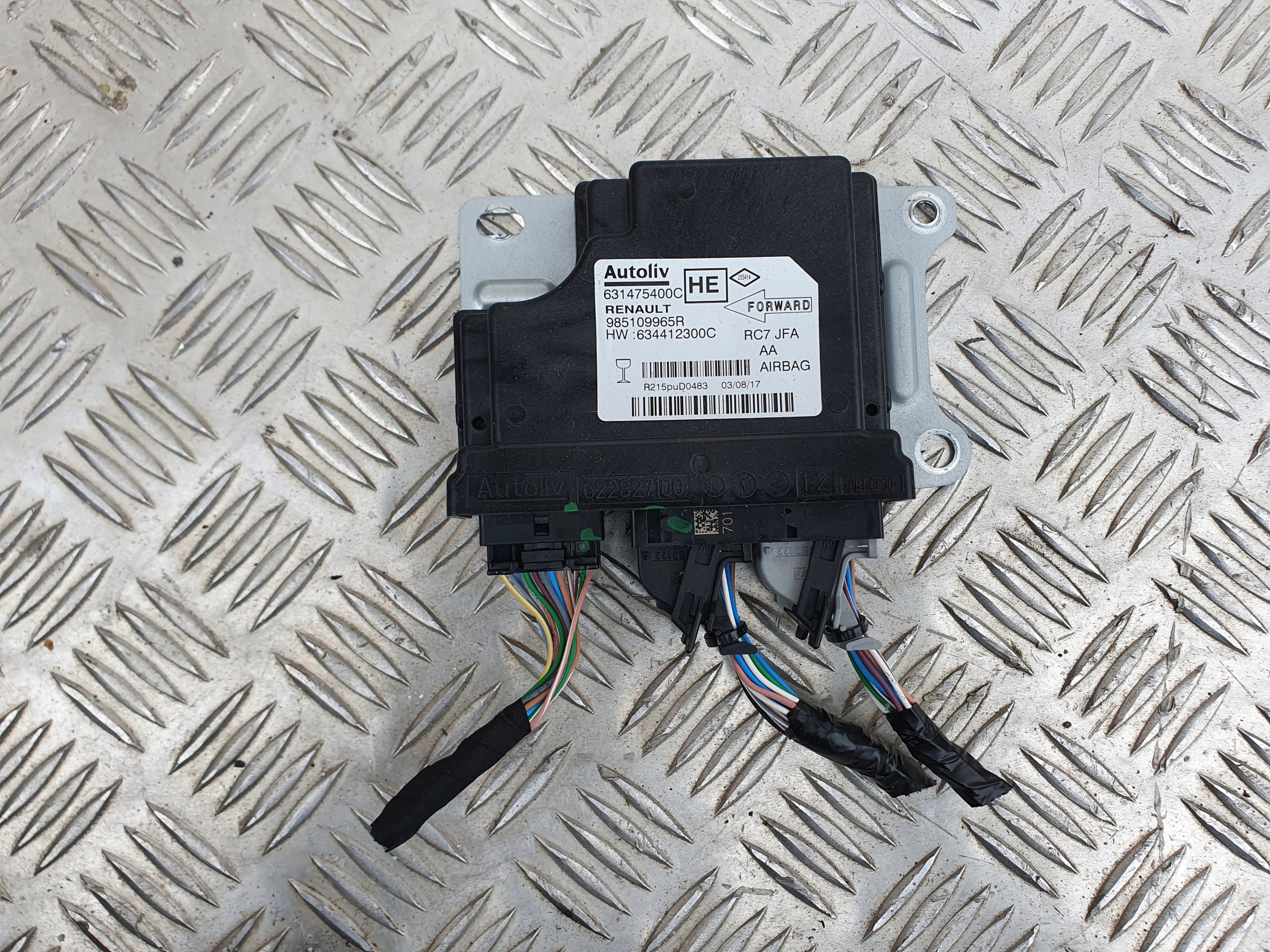 MODUŁ SENSOR AIRBAG PODUSZEK GRAND SCENIC IV