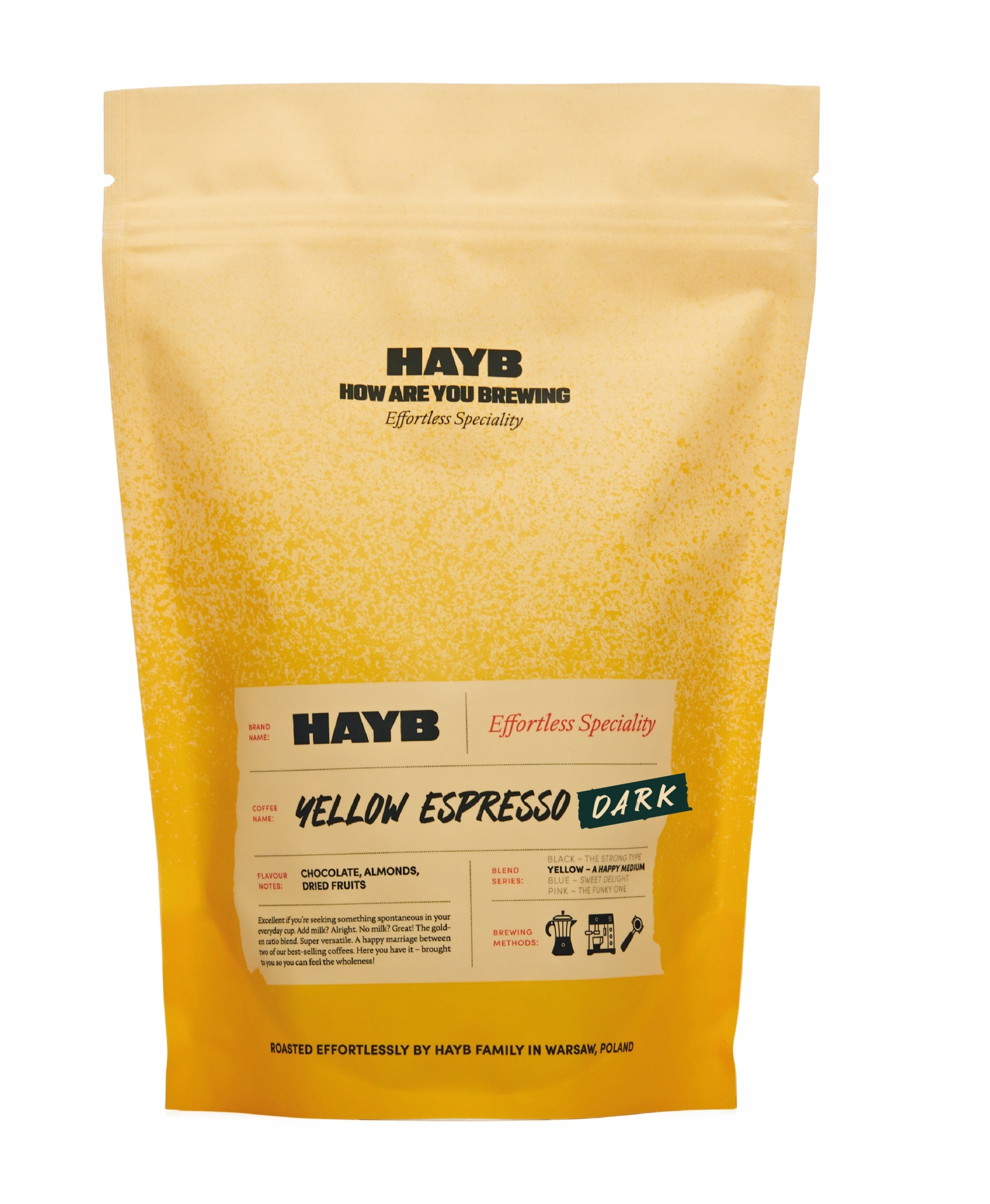 Kawa ziarnista Hayb Yellow Espresso Blend Dark 1kg
