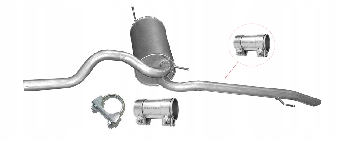 Fiat Linea 1.3 Jtd 66 kW (od roku 2007) Tlumič