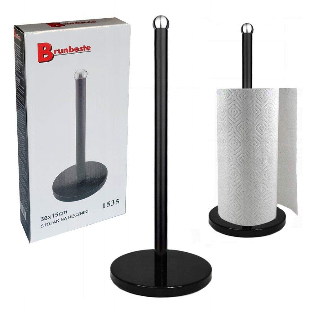 KUCHENNY STOJAK NA RĘCZNIKI PAPIEROWE CZARNY Kod producenta 06635