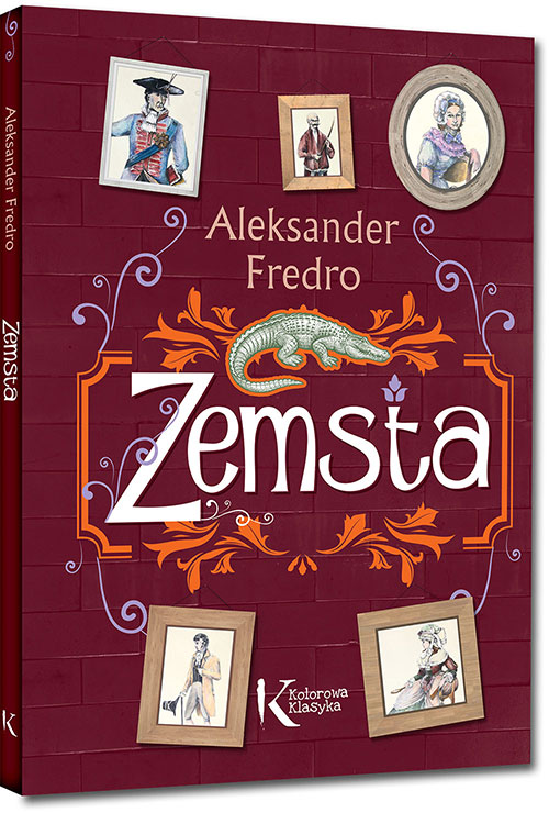 

Zemsta Aleksander Fredro twarda duża ilustrowana