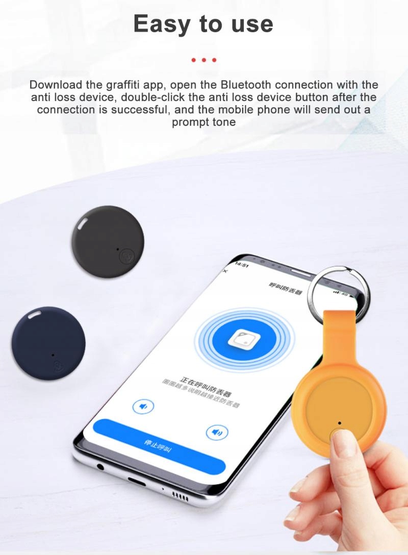 LOKALIZATOR Bluetooth Tuya Anti-lost Model DS-7104HQHI-F1/N