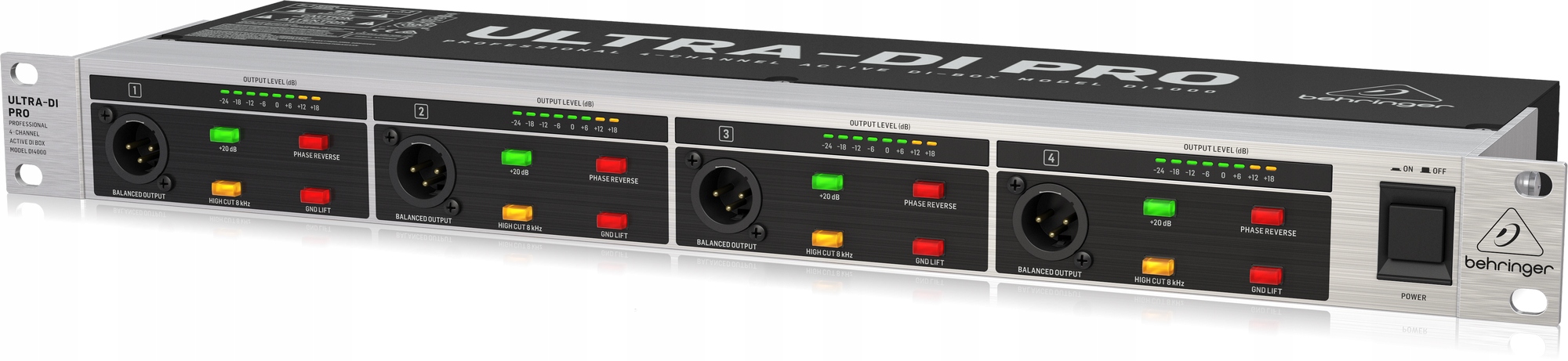 DI4000 Behringer di-box 4-kanałow, aktywny
