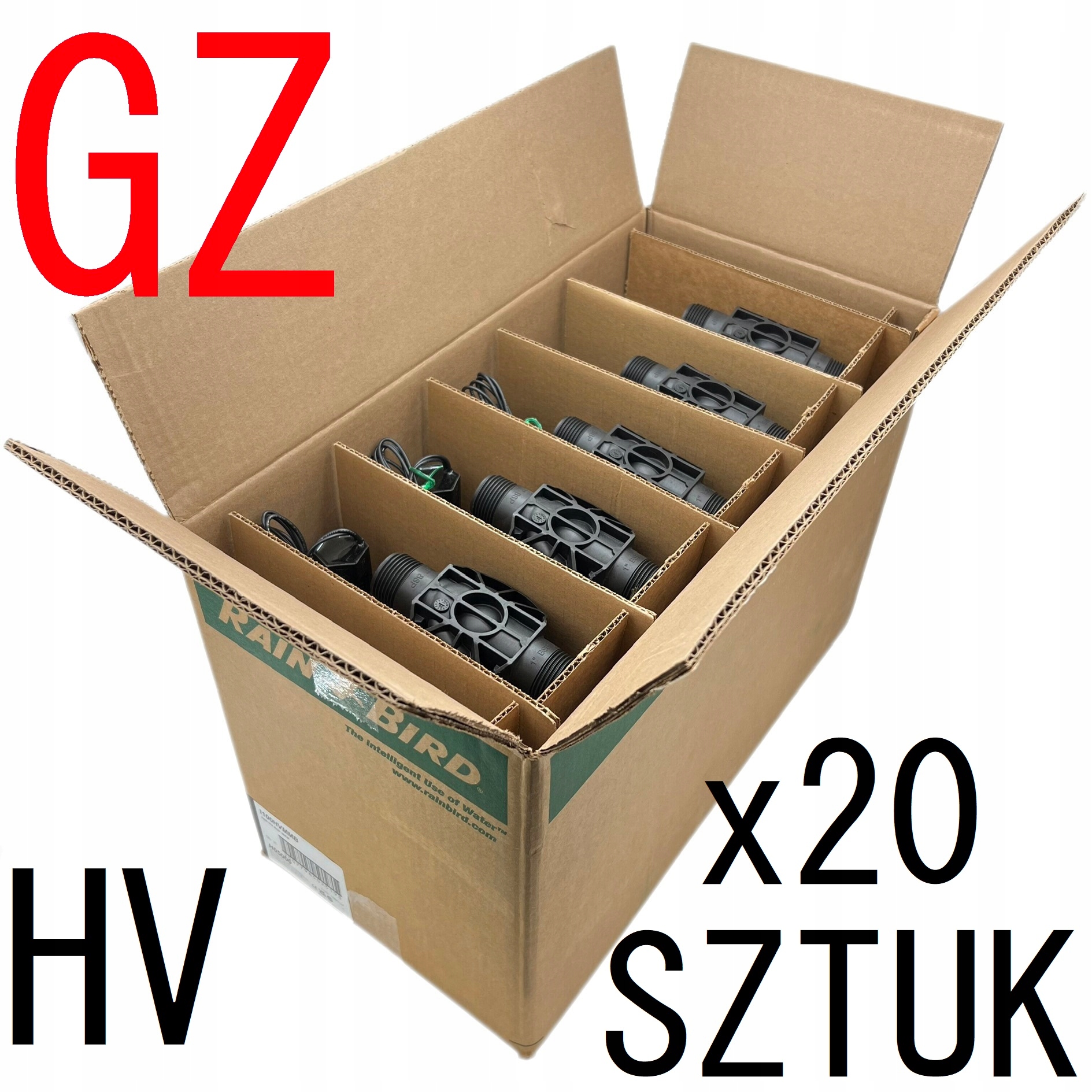 Elektrozawór Rain Bird 24V Ac 100 Hv 1" Gz >>> 20 Sztuk<<< Nowy Model<<<<