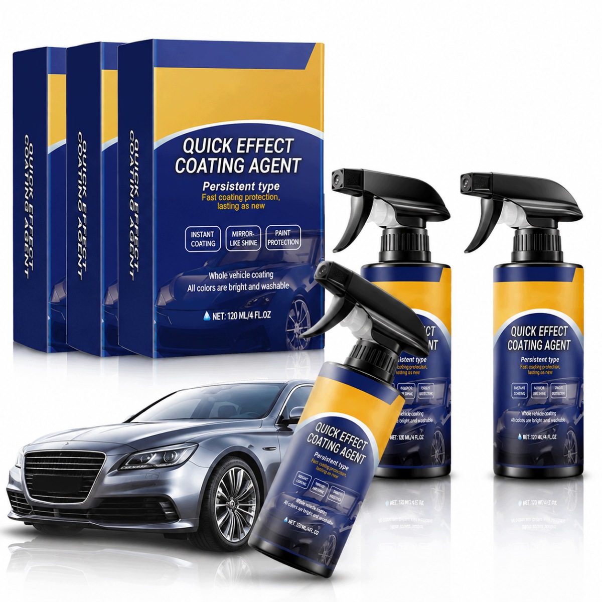 Nano Spray Do Naprawy Zarysowań Samochodów Do Usuwania Rys Samochodowego 3X