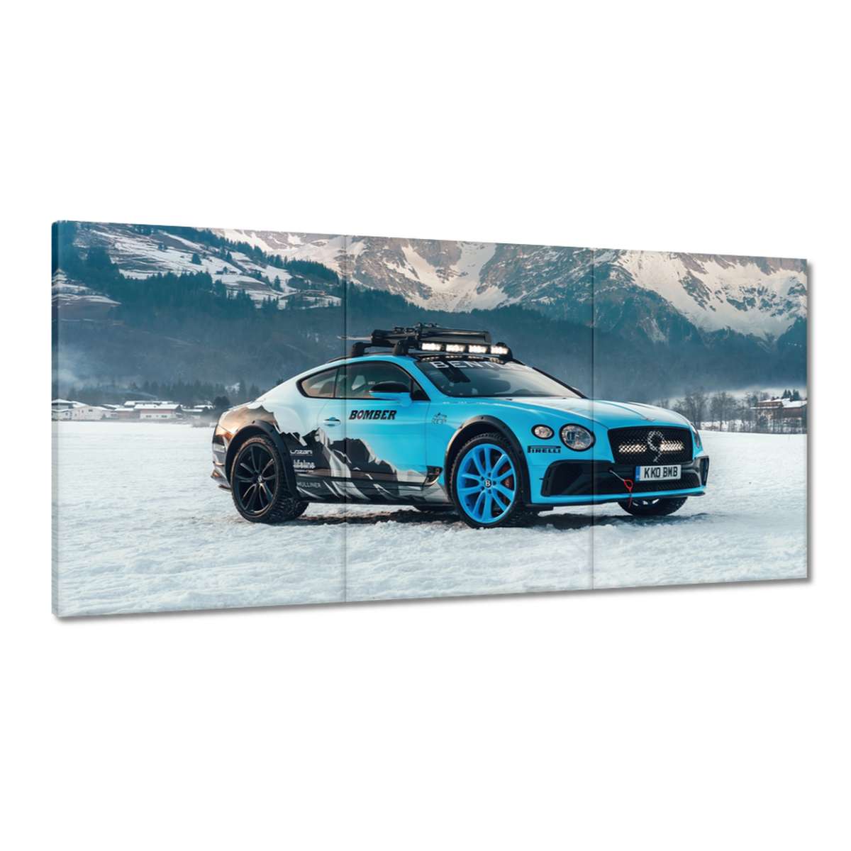 Obrazy 180x90 Bentley v zimnom období Zima