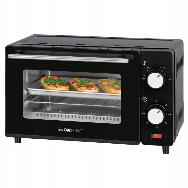 Mini Piekarnik Elektryczny Timer Opiekacz Grill 7L 650W Wolnostojący Mocny