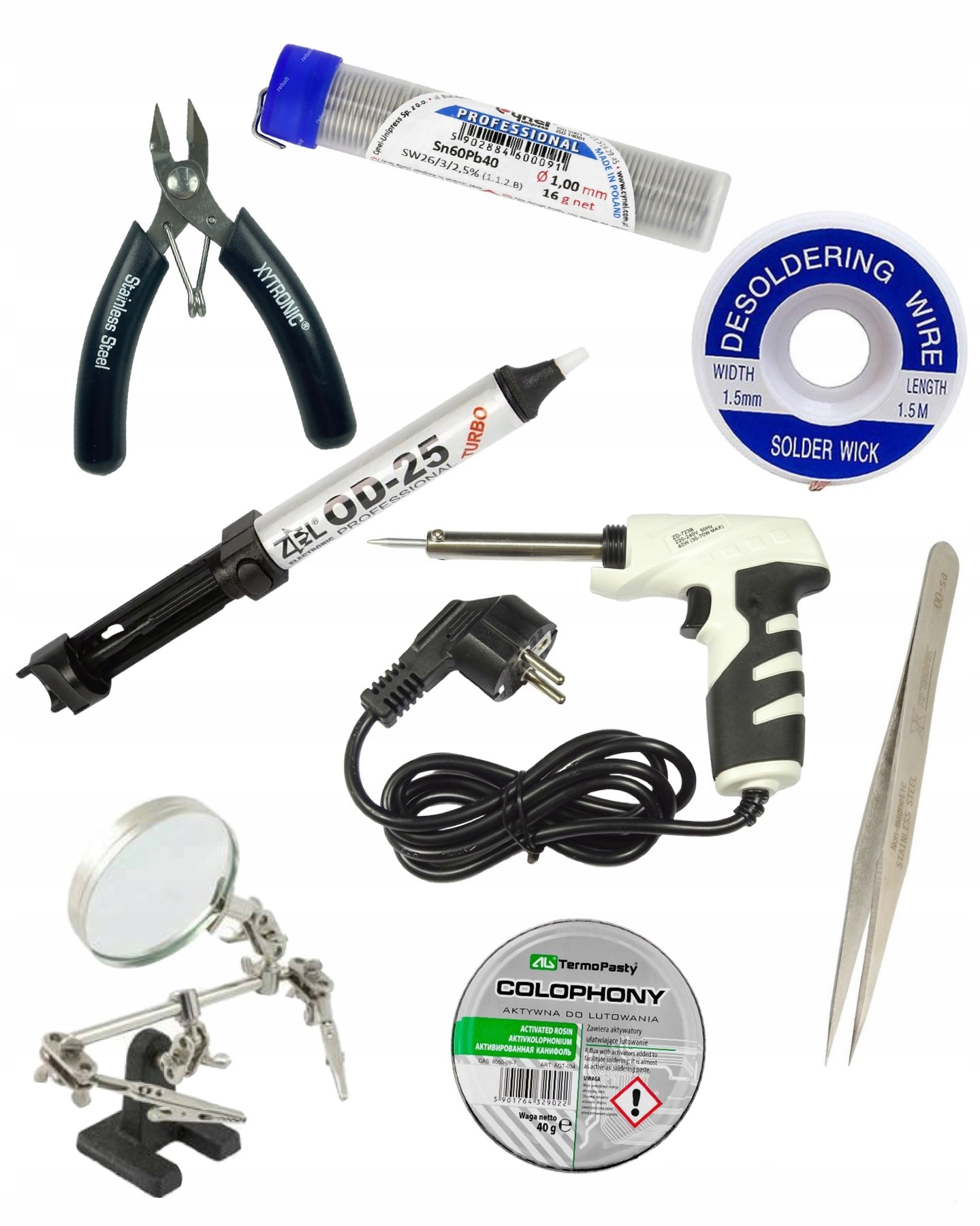 ZESTAW LUTOWNICZY MŁODY ELEKTRONIK TECHNIKUM SZKOŁ