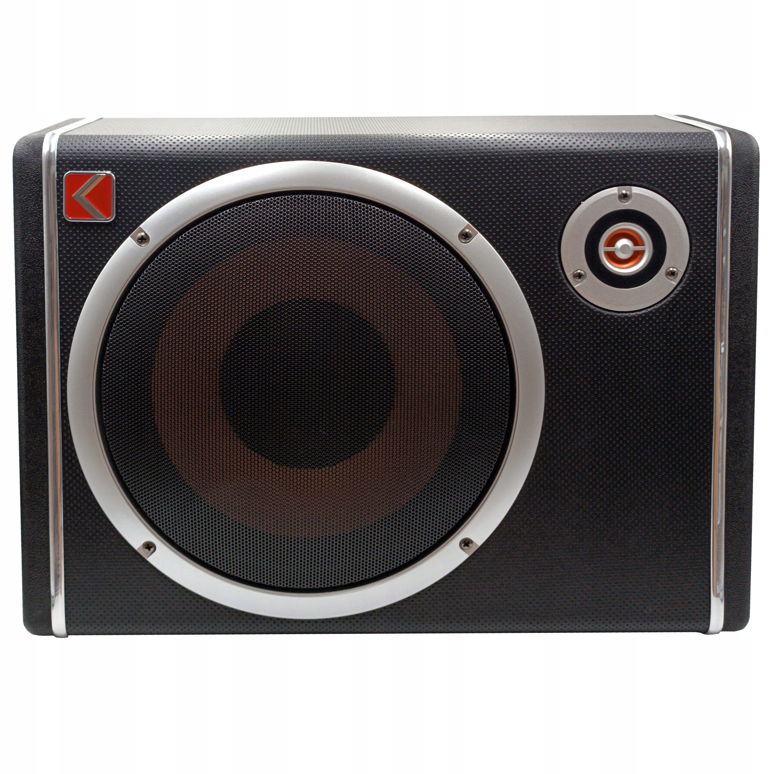 AKTYWNY SUBWOOFER SKRZYNIA TUBA BASOWA GŁOŚNIK 25CM WZMACNIACZ + KABLE Kod producenta AKTYWNA OBUDOWA BASOWA