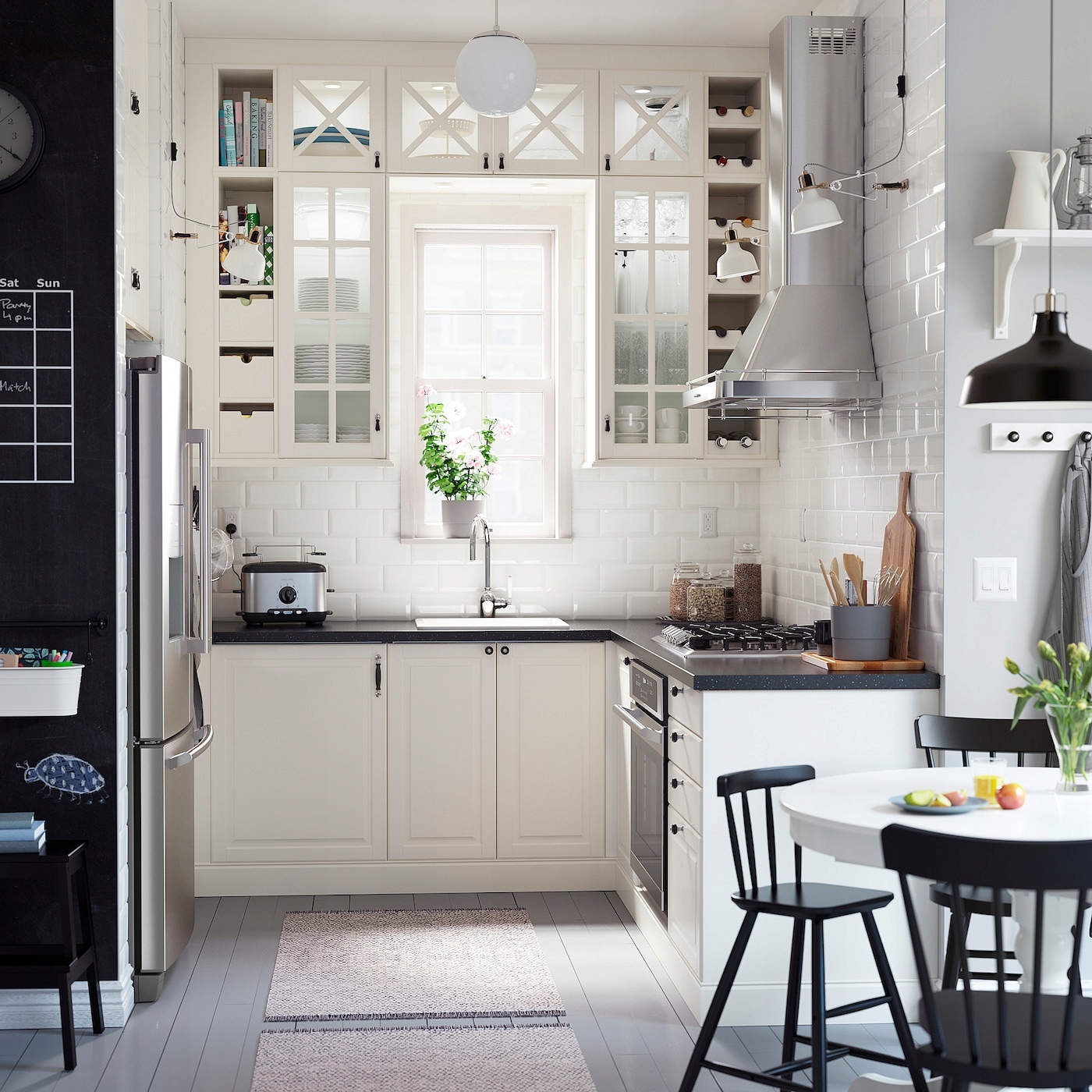 AGAM Krzesło dziecięce - czarny Szerokość mebla 41 cm