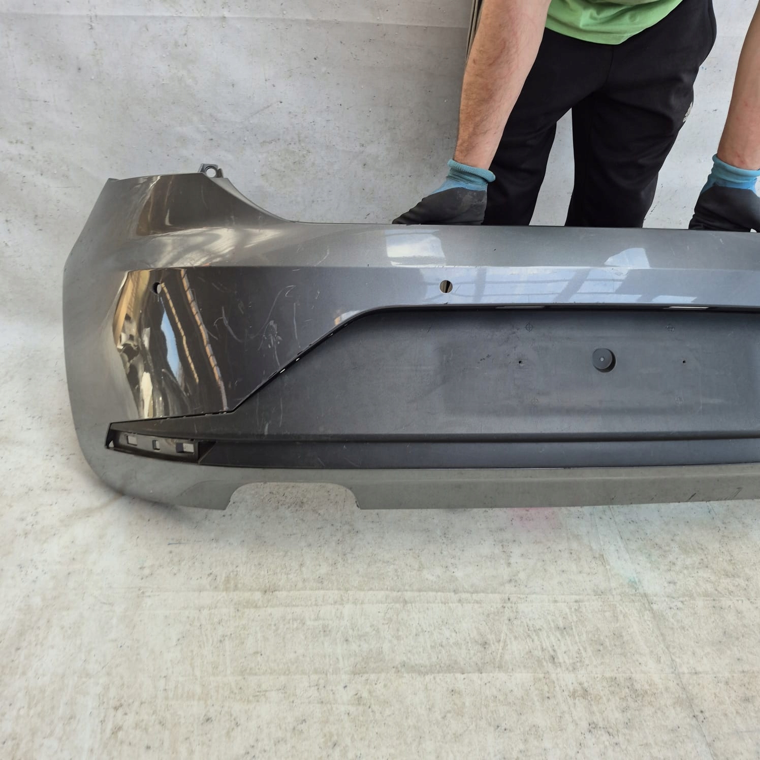 SEAT LEON III 5F FR HB 12- bumper rear part rear PDC