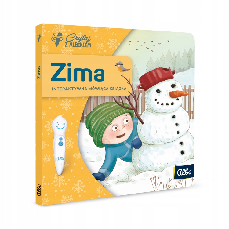 CZYTAJ Z ALBIKIEM - ZIMA - INTERAKTYWNA MÓWIĄCA MINI KSIĄŻKA
