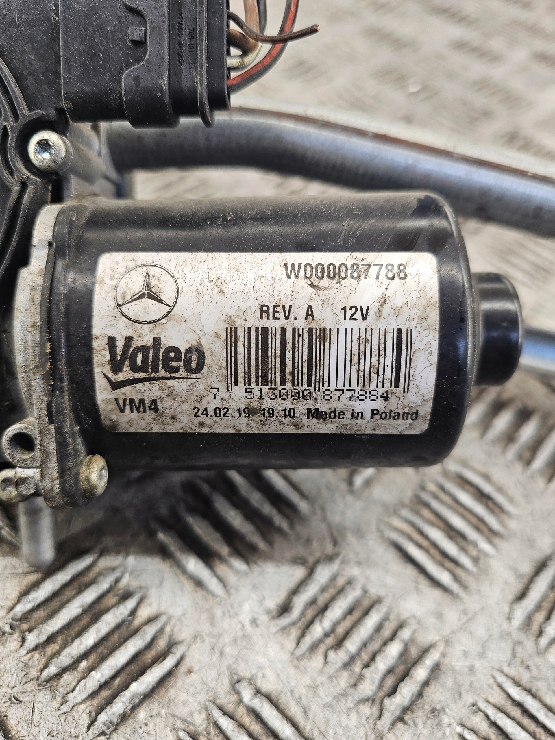 wiper mechanism front mini motor SPRINTER W907 W910 A9108200400