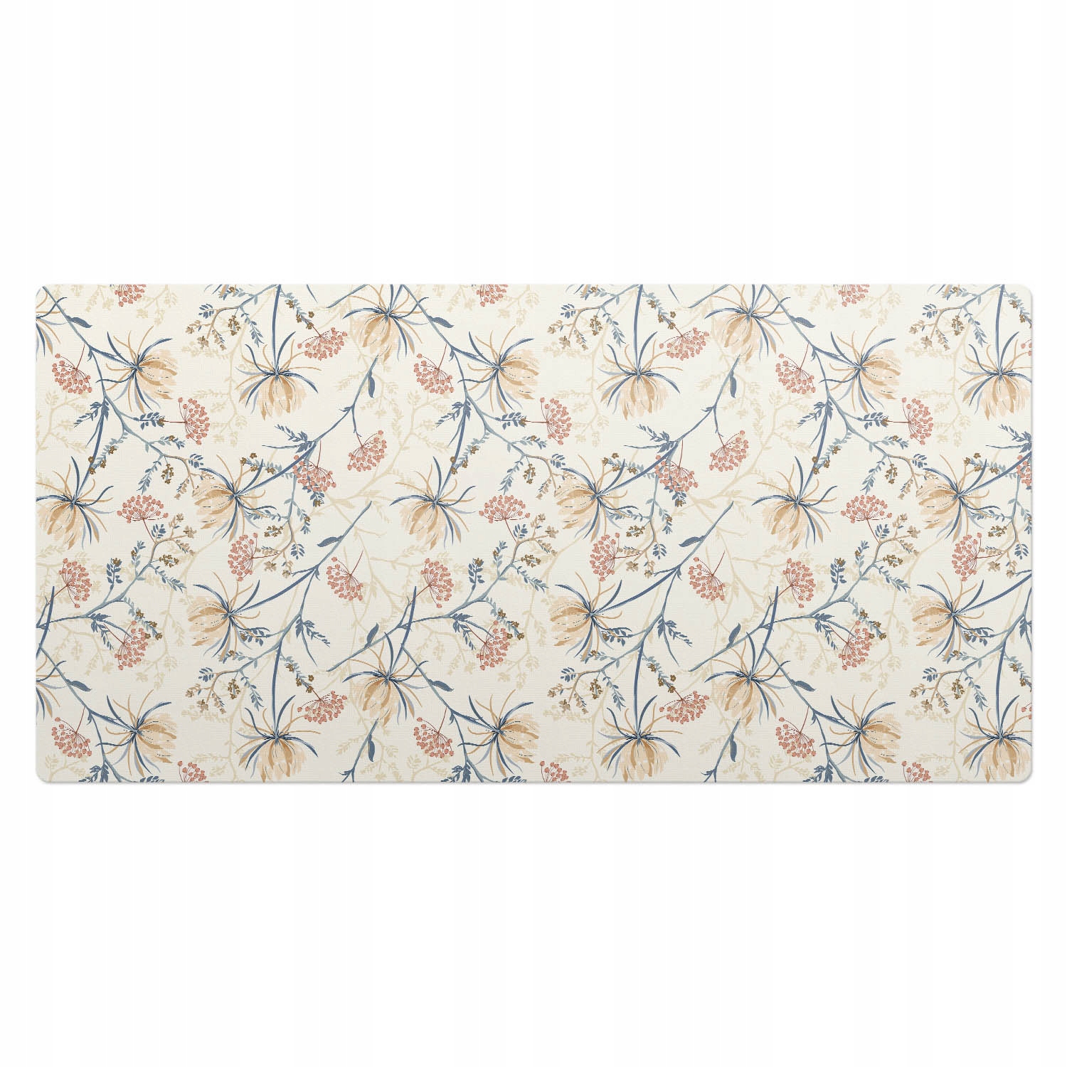 Vinylová podložka na stůl se vzorem Starosvětský květinový vzor 100 x 50 cm