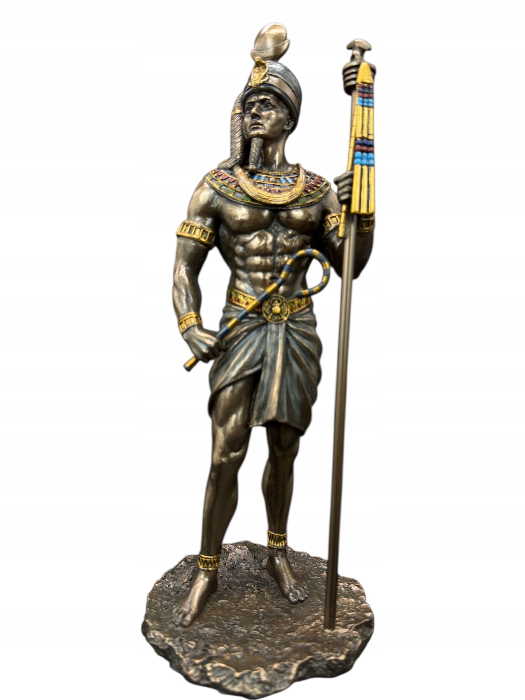 Figurka Khonsu egyptský boh mesiaca patrón cestovateľov Veronese (WU77193A4)