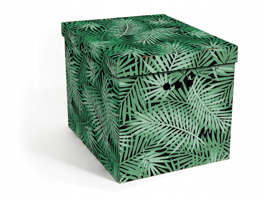 

Pudełko użytkowe karton XL pudełka tropikal czarny