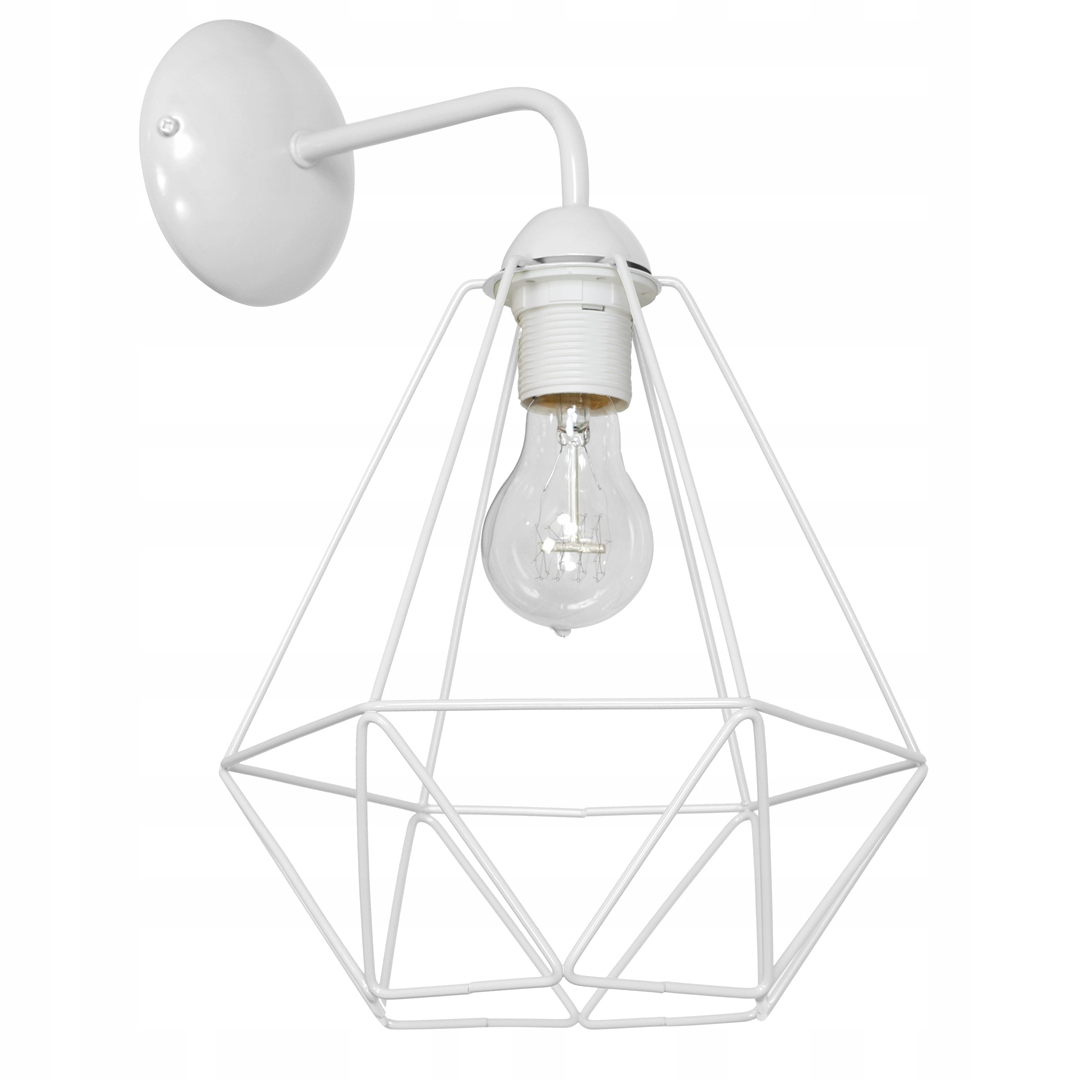 Nástenná lampa Basket White Milagro 1xE27 IP20 biela