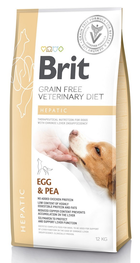 Brit Grain Free Veterinary Diets Dog Hepatic 12kg